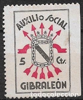 Sellos: Guerra Civil, Sellos locales, GIBRALE&Oacute;N, Huelva, FESOFI n&ordm; 4 (*)