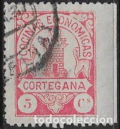 Sellos: Guerra Civil, Sellos locales, CORTGANA, Huelva, FESOFI n&ordm; 6 (o)