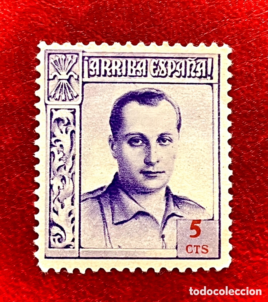 Sellos: Curioso sello Jos&eacute; Antonio Primo de Rivera 1937