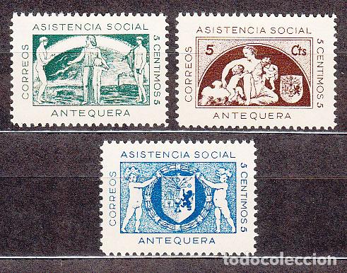 Sellos: Vi&ntilde;etas - Antequera (M&aacute;laga) 4/6 * Mh