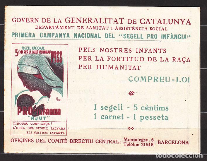 Sellos: Vi&ntilde;etas - Guardia Civil carnet completo del sello de pro-infancia