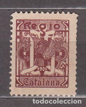 Sellos: Vi&ntilde;etas - Regio Catalana de 1900 en color marr&oacute;n