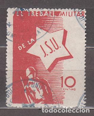 Sellos: Vi&ntilde;etas - J.S.U. El trabajo militar usado