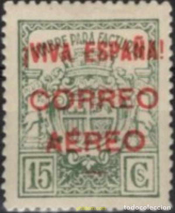 Sellos: 729730 HINGED ESPA&Ntilde;A. Emisiones locales republicanas 1936 BURGOS - SELLOS FISCLES HABILITADOS - CO