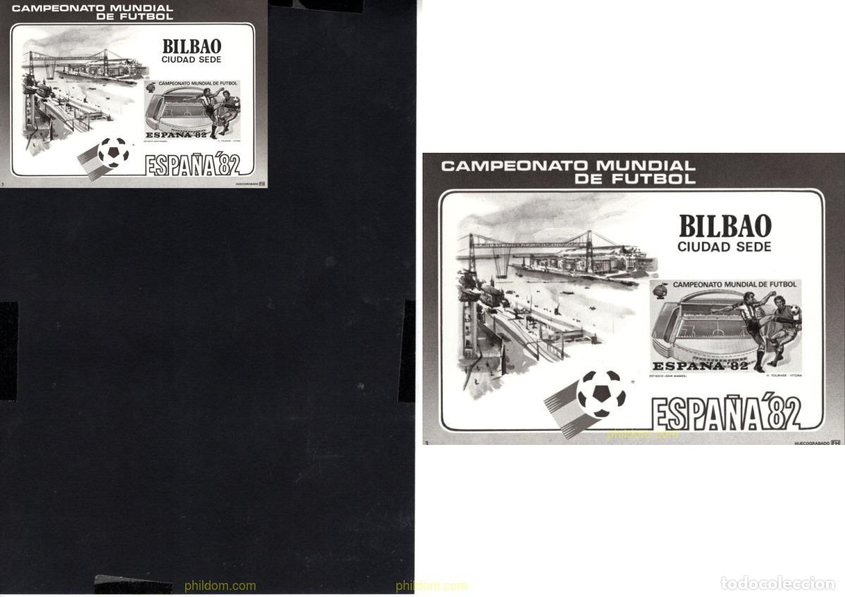 Sellos: 720301 MNH ESPA&Ntilde;A Hojas Recuerdo 1982 CAMPEONATO MUNDILA DE FUTBOL -ESPA&Ntilde;A-82