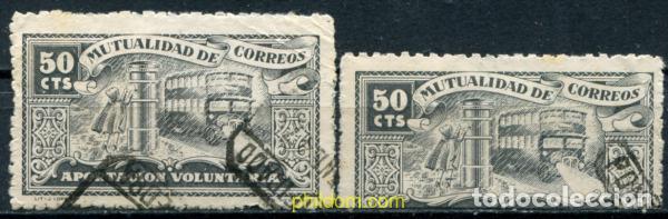 Sellos: 792486 USED ESPA&Ntilde;A Vi&ntilde;etas 1946 MUTUALIDAD DE CORREOS