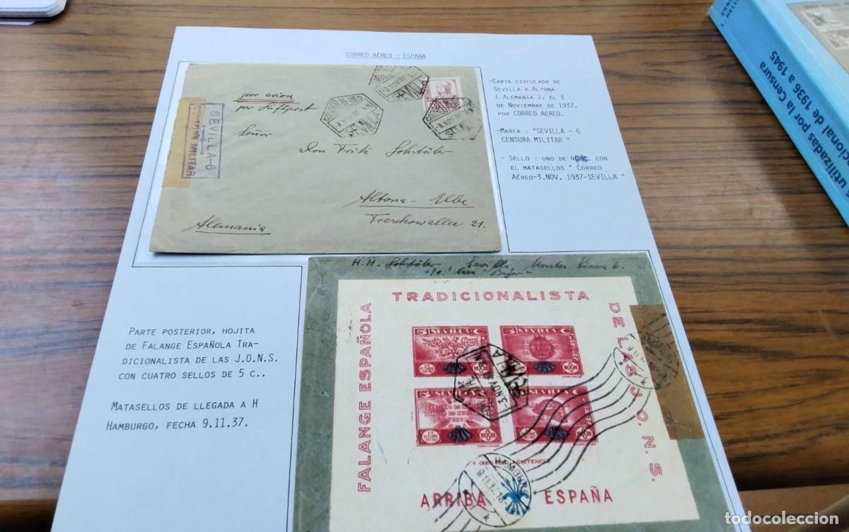 Sellos: SEVILLA GUERRA CIVIL PIEZA UNICA DE COLECCIONISMO ALTISIMO VALOR POR SU RAREZA , VER DESCRIPCION