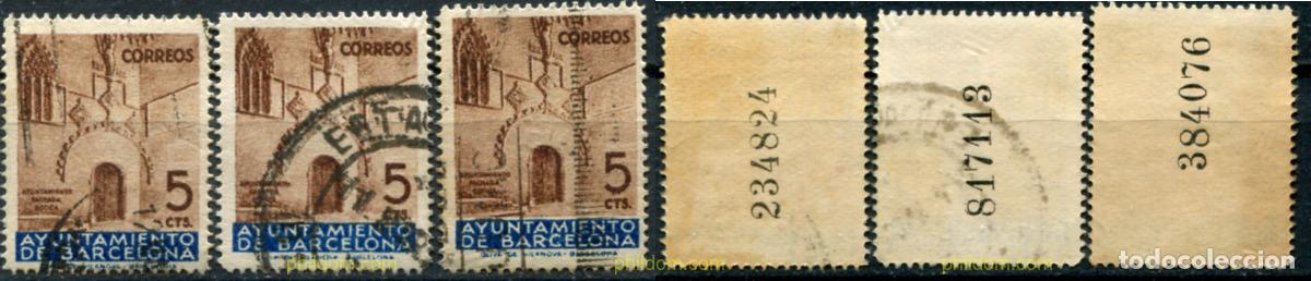 Sellos: 792578 USED ESPA&Ntilde;A. Barcelona 1936 AYUNTAMIENTO DE BARCELONA