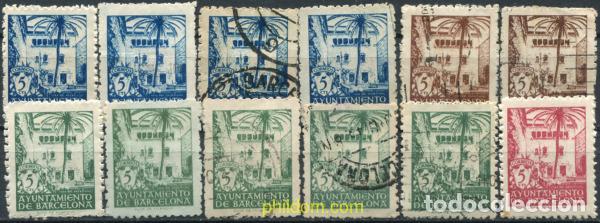 Sellos: 792602 USED ESPA&Ntilde;A. Barcelona 1945 CASA DEL ARCEDIANO