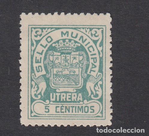 Sellos: GUERRA CIVIL - SELLO MUNICIPAL UTRERA - 5 CTMS