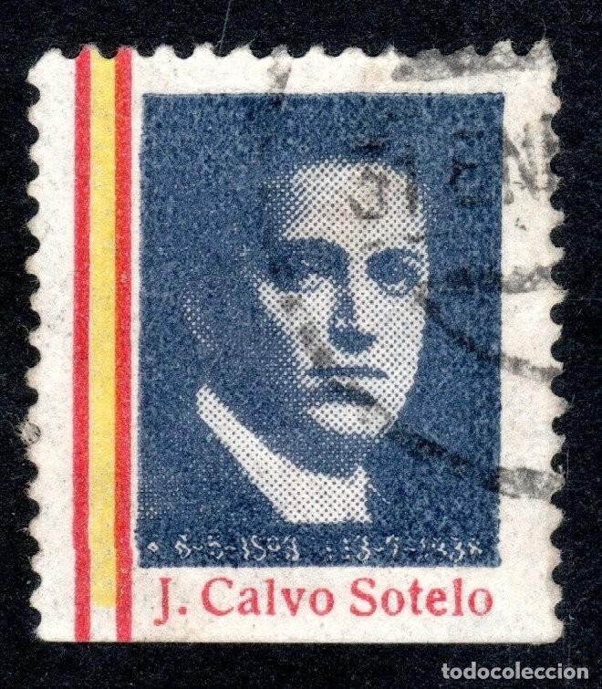 Sellos: JOS&Eacute; CALVO SOTELO. AZUL.