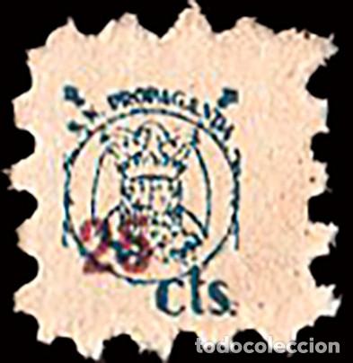 Sellos: Espa&ntilde;a - Guerra Civil - Vi&ntilde;etas Pol&iacute;ticas - S/Cat * &rdquo;25 cts. SN Propaganda&rdquo;