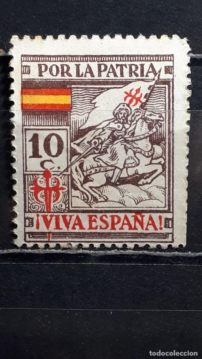 Sellos: ESPA&Ntilde;A. A&Ntilde;O 1936. *. Local. La CORU&Ntilde;A.