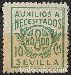 Sellos: SELLOS LOCALES, Guerra Civil, SEVILLA, Sevilla, FESOFI n&ordm; 28a (*)