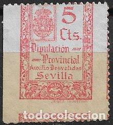 Sellos: SELLOS LOCALES, Guerra Civil, SEVILLA, Sevilla, FESOFI n&ordm; 34 dhd (*)