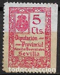 Sellos: SELLOS LOCALES, Guerra Civil, SEVILLA, Sevilla, FESOFI n&ordm; 34 (*)
