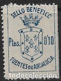 Sellos: SELLOS LOCALES, Guerra Civil, SEVILLA, Fuentes de Andaluc&iacute;a, FESOFI n&ordm; 2 (*)