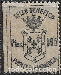 Sellos: SELLOS LOCALES, Guerra Civil, SEVILLA, Fuentes de Andaluc&iacute;a, FESOFI n&ordm; 1 * *