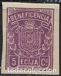 Sellos: SELLOS LOCALES, Guerra Civil, SEVILLA, &Eacute;cija, FESOFI n&ordm; 1s * *