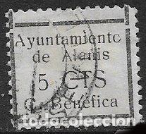 Sellos: SELLOS LOCALES, Guerra Civil, SEVILLA, Alanis, FESOFI n&ordm; 6 (o)