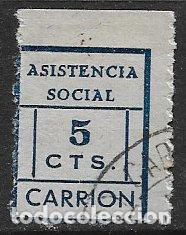 Sellos: SELLOS LOCALES, Guerra Civil, SEVILLA, Carri&oacute;n, FESOFI n&ordm; 5 (o)