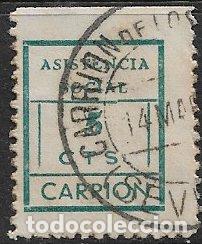 Sellos: SELLOS LOCALES, Guerra Civil, SEVILLA, Carri&oacute;n, FESOFI n&ordm; 6 (o)