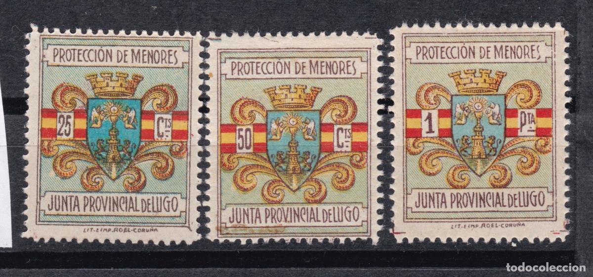 Sellos: CLR11- Guerra Civil . Locales Ben&eacute;ficos .Protecci&oacute;n de Menores LUGO*