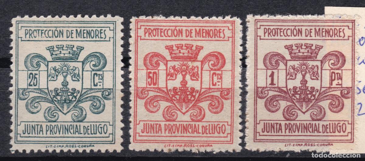 Sellos: CLR11- Guerra Civil . Locales Ben&eacute;ficos .Protecci&oacute;n de Menores LUGO*