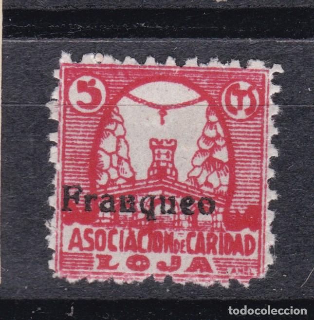 Sellos: CLR11- Guerra Civil . Locales Ben&eacute;ficos .LOJA Granada * Variedad FRAUQUEO