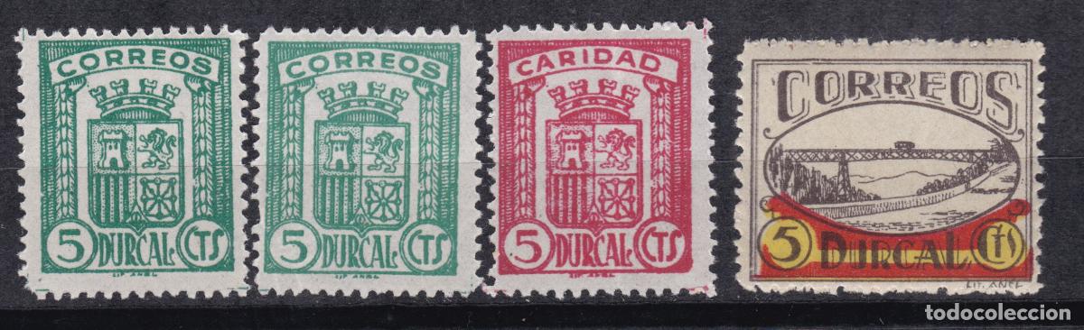 Sellos: CLR7- Guerra Civil . Locales Ben&eacute;ficos DURCAL Granada