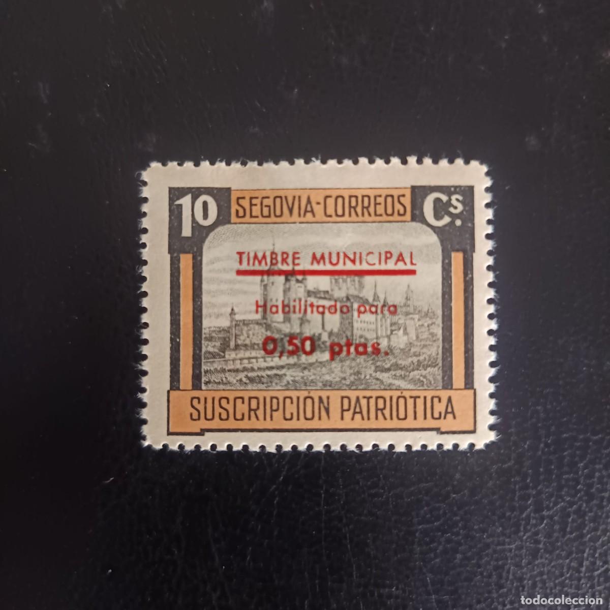 Sellos: Guerra Civil SEGOVIA Suscripci&oacute;n Patri&oacute;tica