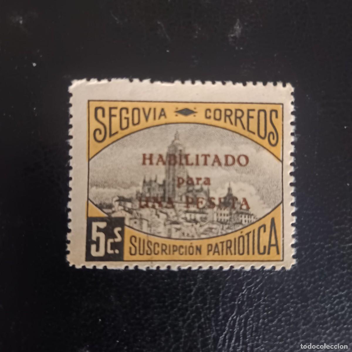 Sellos: Guerra Civil SEGOVIA Suscripci&oacute;n Patri&oacute;tica