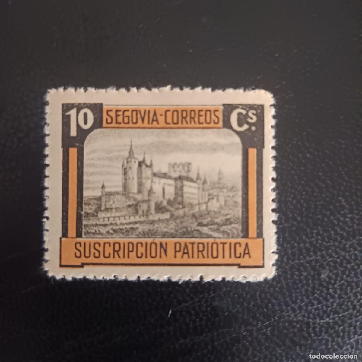 Sellos: Guerra Civil SEGOVIA Suscripci&oacute;n Patri&oacute;tica