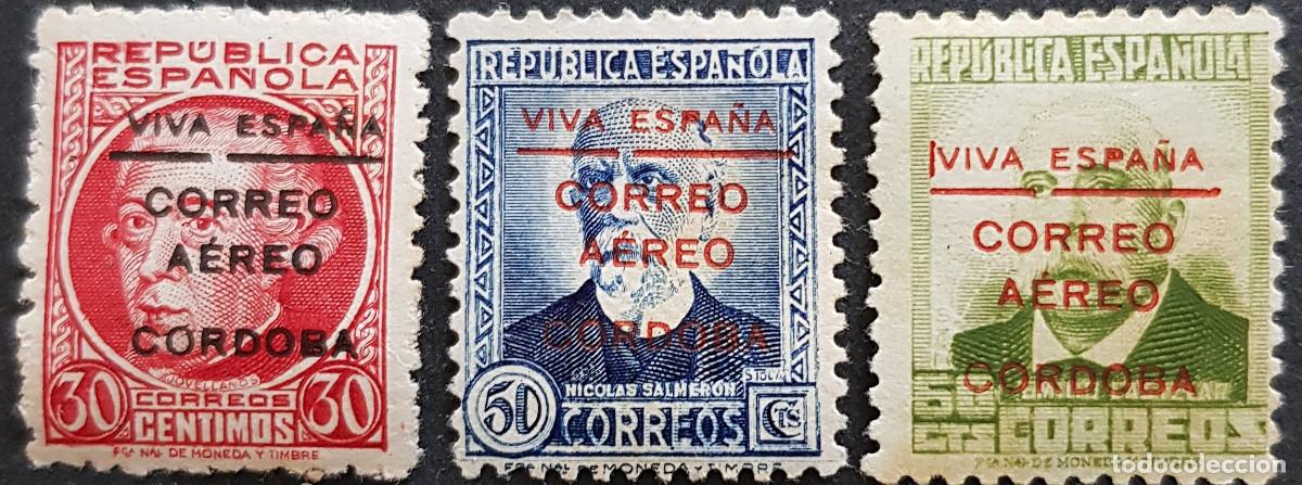 Sellos: Espa&ntilde;a a&ntilde;o 1937 emisiones locales CORDOBA