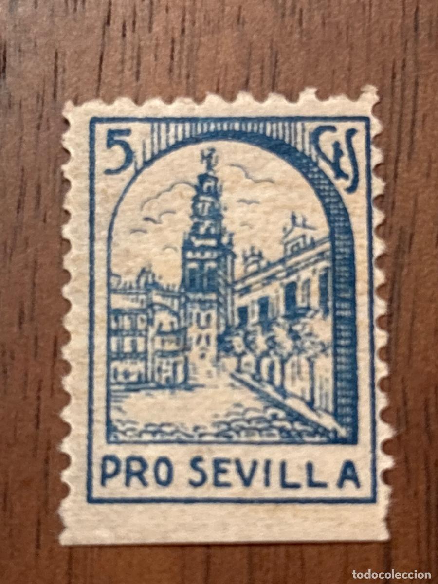 Sellos: vi&ntilde;etas ben&eacute;ficas y fiscales espa&ntilde;olas (1936&ndash;1940 ) Pro Sevilla