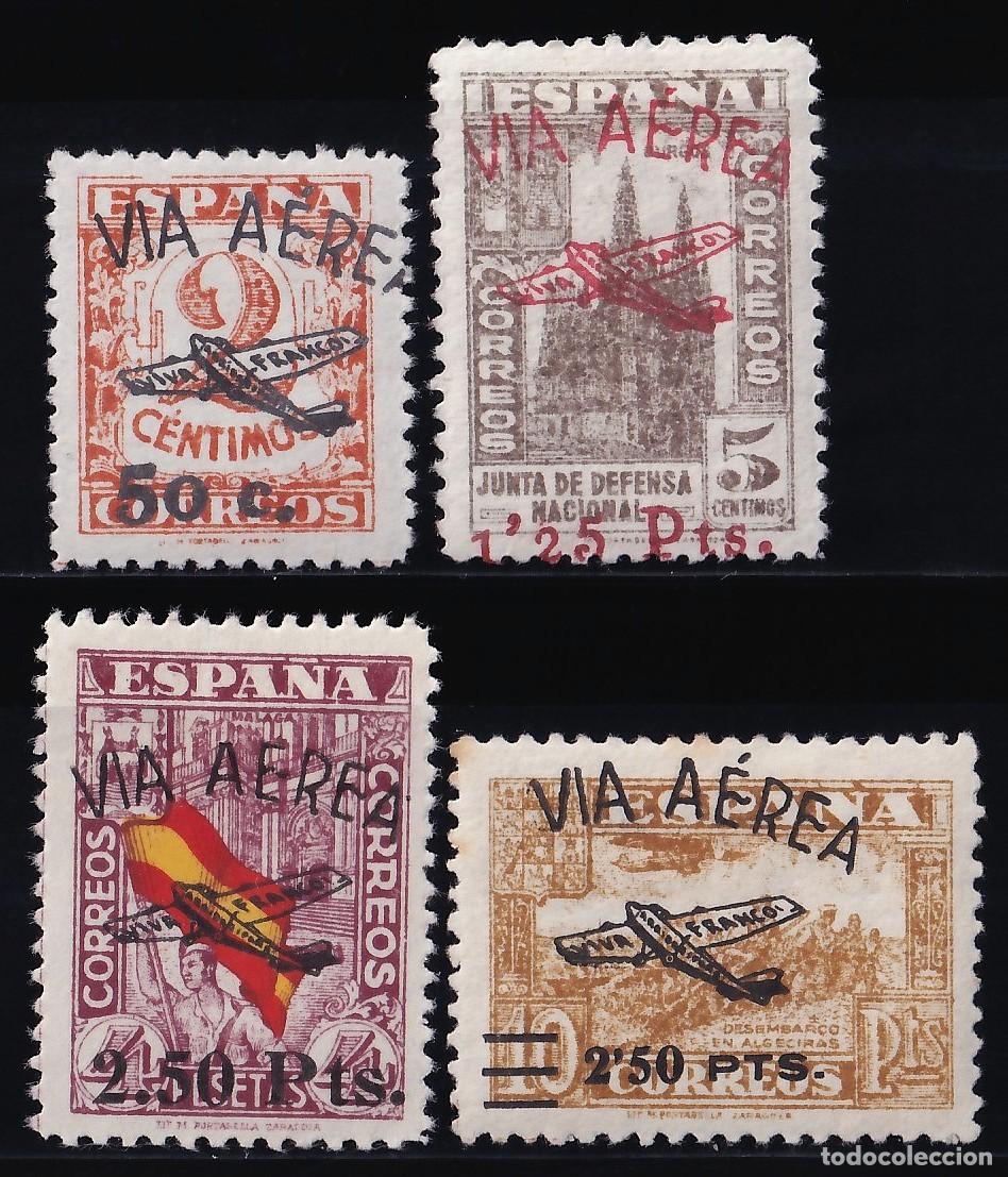 Sellos: Emisiones Locales Patri&oacute;ticas, IFNI 1937-1939 EDIFIL N&ordm; 12 / 15 /*/