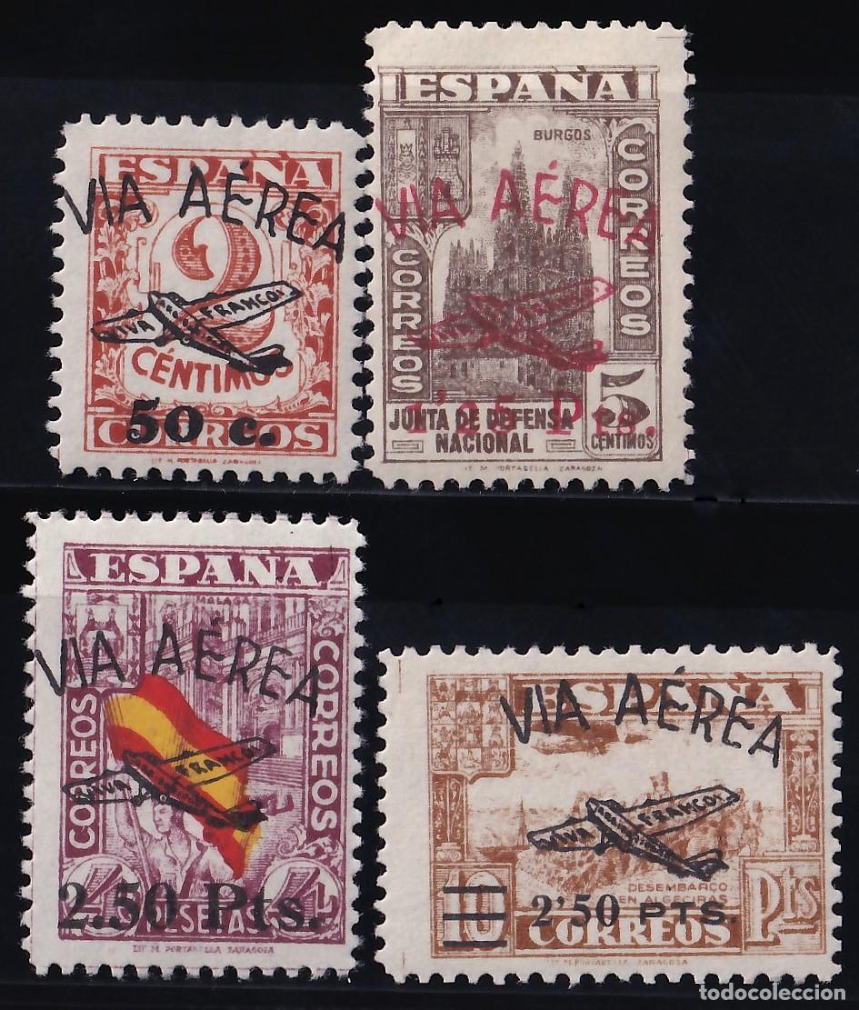 Sellos: Emisiones Locales Patri&oacute;ticas, IFNI 1937-1939 EDIFIL N&ordm; 12 / 15 /*/