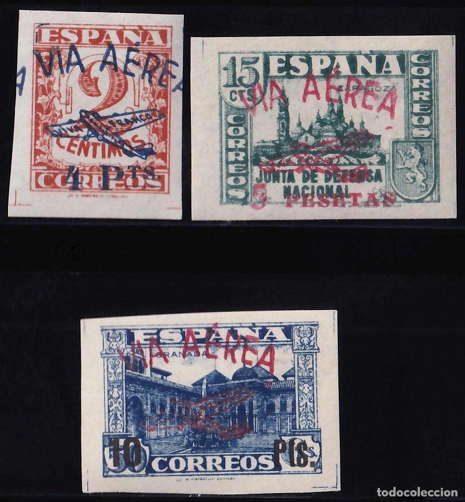 Sellos: Emisiones Locales Patri&oacute;ticas, IFNI 1939 EDIFIL N&ordm; 16 / 18 /*/
