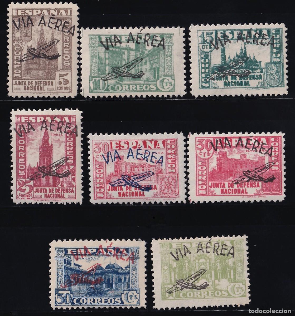 Sellos: Emisiones Locales Patri&oacute;ticas, IFNI 1939 EDIFIL N&ordm; 4 / 11 /*/