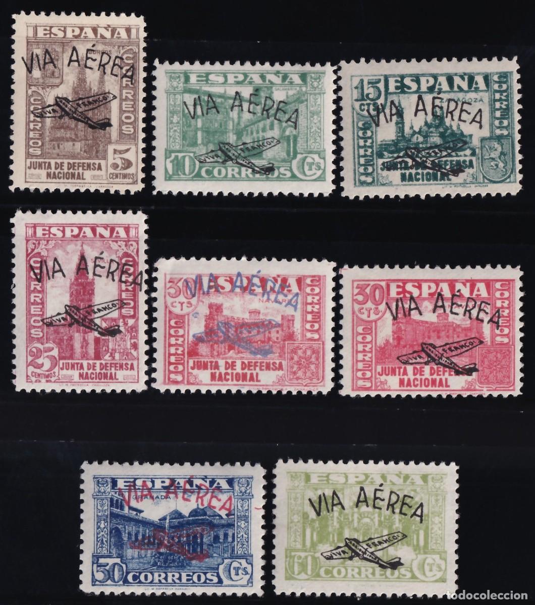 Sellos: Emisiones Locales Patri&oacute;ticas, IFNI 1939 EDIFIL N&ordm; 4 / 11 /*/