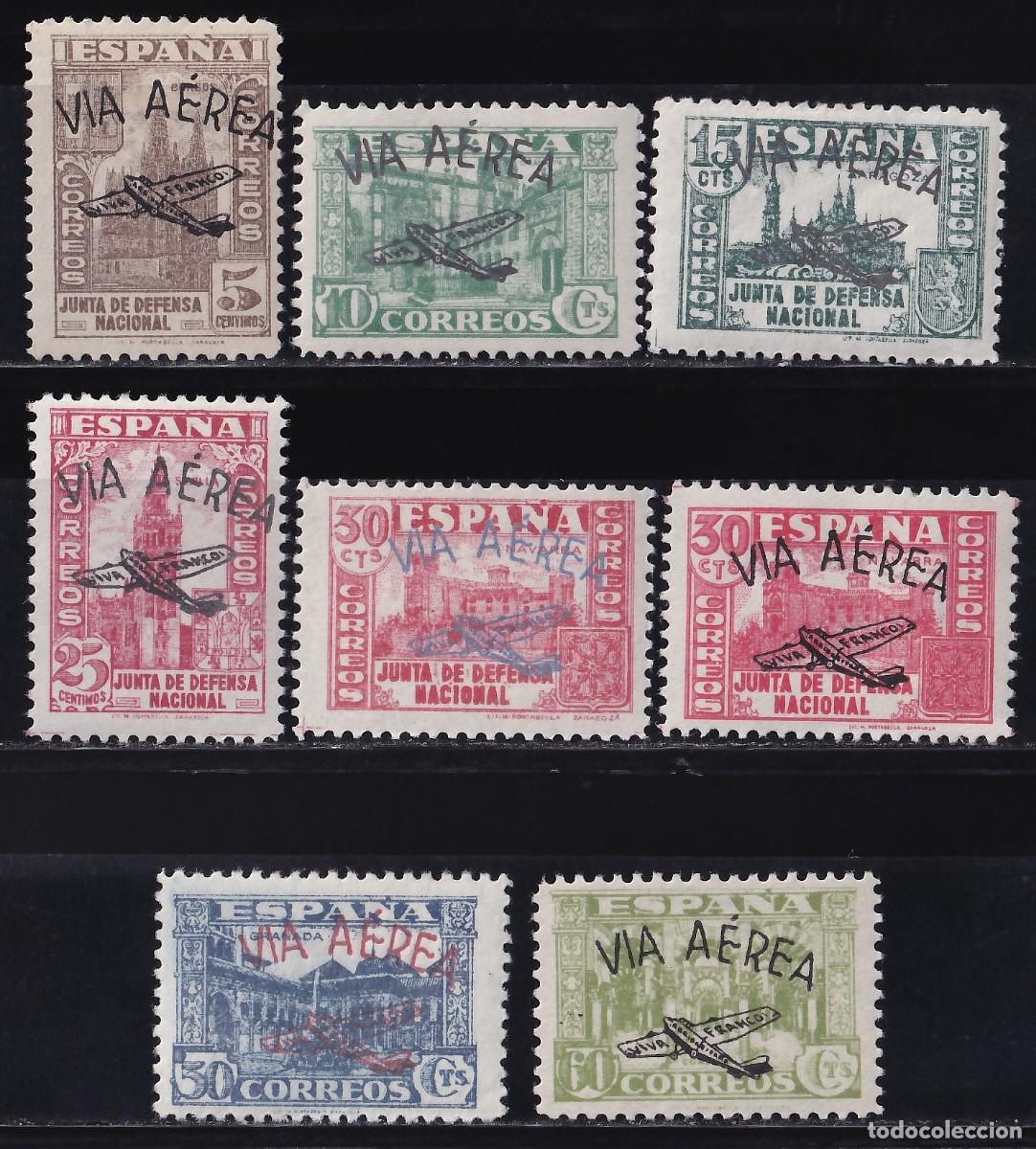 Sellos: Emisiones Locales Patri&oacute;ticas, IFNI 1939 EDIFIL N&ordm; 4 / 11 /*/