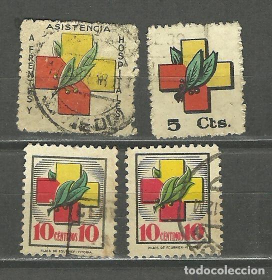 Sellos: 0256 Guerra Civil FRENTES Y HOSPITALES