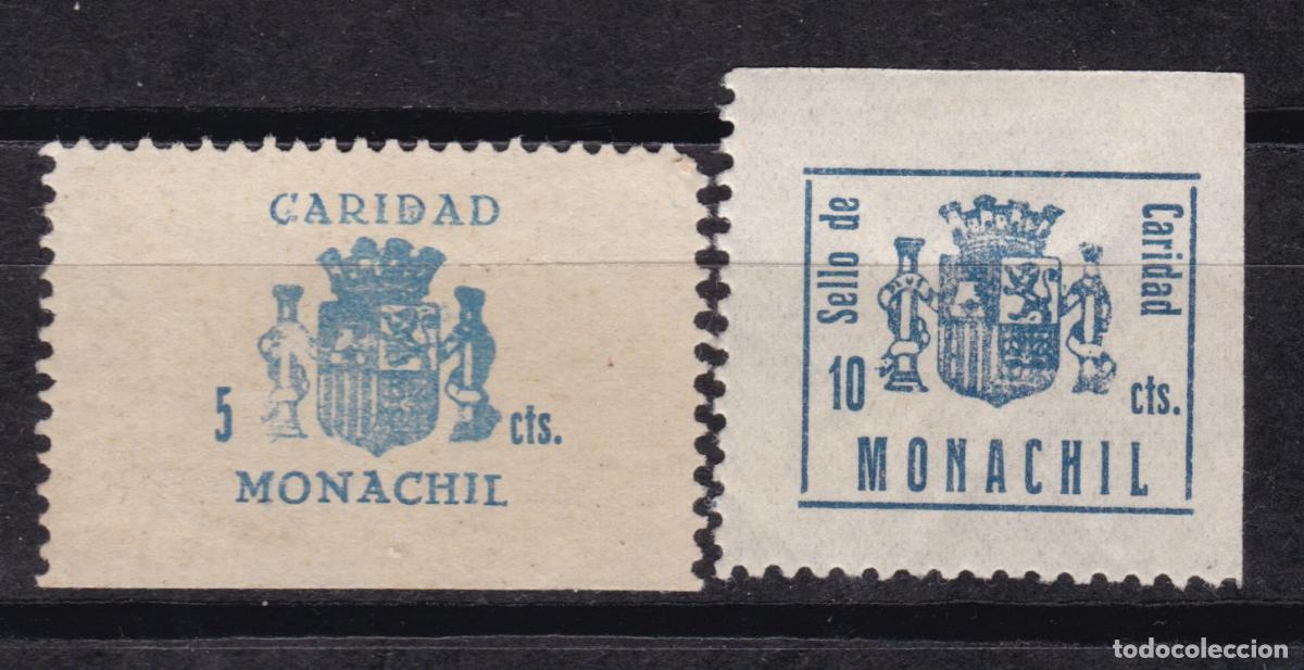 Sellos: AA5-Guerra Civil Caridad MONACHIL . Nuevos