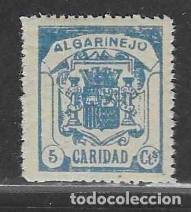 Sellos: ALGARINEJO-GRANADA- 5 CTS-- CARIDAD-.- VER FOTOS