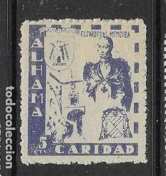 Sellos: ALHAMA-GRANADA- 5 CTS- CARIDAD-- VER FOTOS