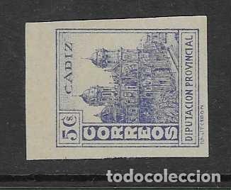Sellos: CADIZ.- 5 CTS,- SIN DENTAR-DIPUTACION PROVINCIAL - VER FOTOS