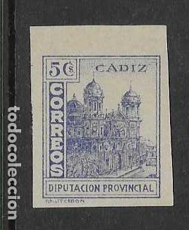 Sellos: CADIZ.- 5 CTS,- SIN DENTAR-DIPUTACION PROVINCIAL - VER FOTOS