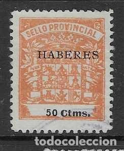 Sellos: CADIZ.- 50 CTS,- HABERES - VER FOTOS