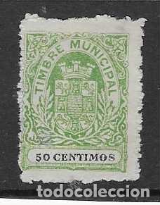 Sellos: JEREZ-CADIZ.- 50 CTS,-VARIEDAD DE COLOR- TIMBRE MUNICIPAL - VER FOTOS