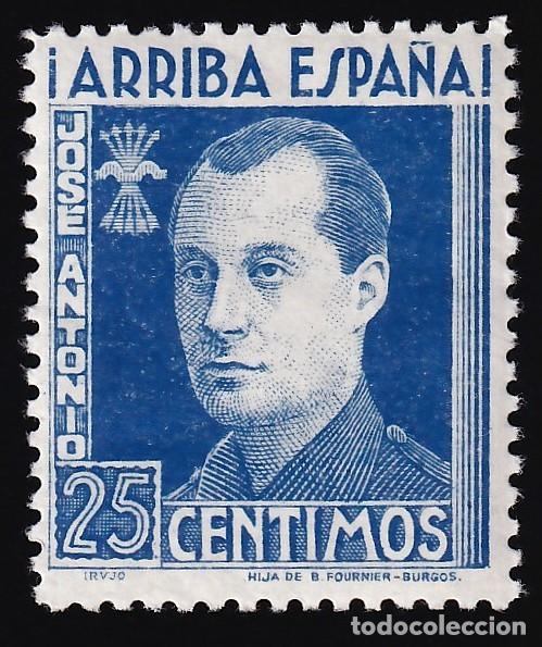 Sellos: Falange Espa&ntilde;ola, 25 cts. azul, Jose Antonio Primo de Rivera,